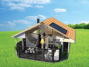 Système de distribution d’air chaud renouvelable Sunwood