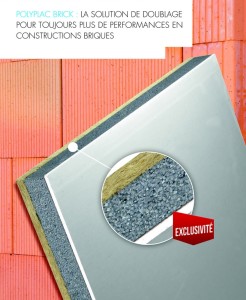 Doublage composite Polyplac Brick pour constructions en briques